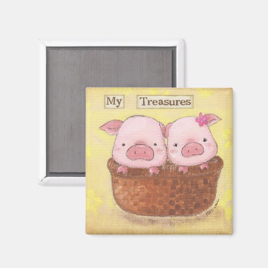 Mijn schatten magneet (Voorkant / Achterkant)