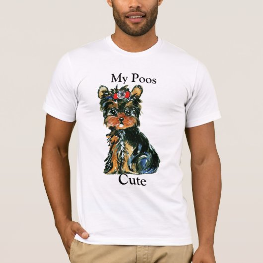 Mijn Schattige Diva Poo T-shirts (Voorkant)