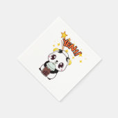 Mijn Schattige Feest Panda Servet (Hoek)