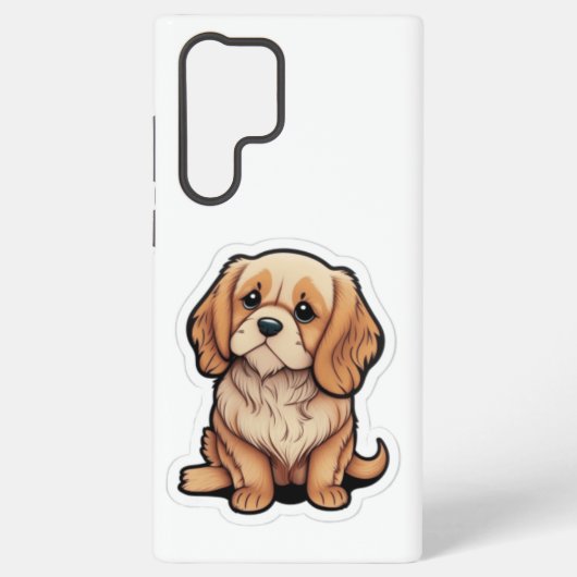 Mijn schattige hond 🐾in mijn Samsung Galaxy S23📱 Hoesje (Achterkant)