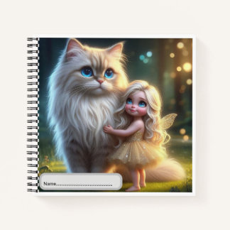 mijn schattige kattenvriend Spiral Notitieboek