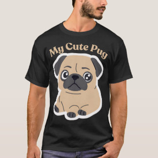 Mijn Schattige Pug T-shirt