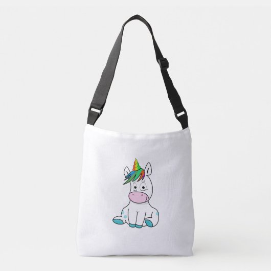 Mijn schattige Unicorn Crossbody Tas (Voorkant)