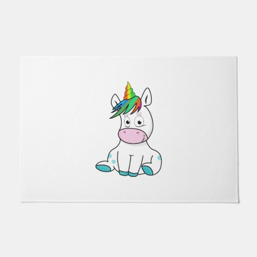 Mijn schattige Unicorn Deurmat (Voorkant)