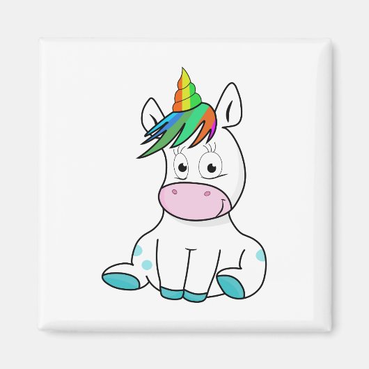 Mijn schattige Unicorn Magneet (Voorkant)
