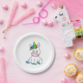 Mijn schattige Unicorn Papieren Bordje (Feest)