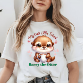 Mijn Schattigee kleine vriend, Harry de Otter Tri-Blend Shirt