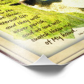 Mijn schep hoort mijn stem afdrukken 8,5 x 11 foto afdruk (Hoek)