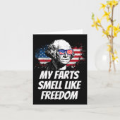 Mijn scheten ruiken naar Freedom Funny 4 juli Geor Kaart (Gele Bloem)