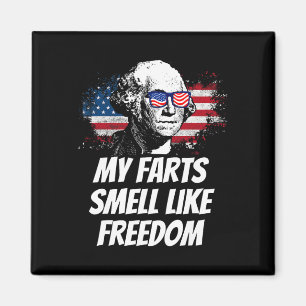 Mijn scheten ruiken naar Freedom Funny 4 juli Geor Magneet