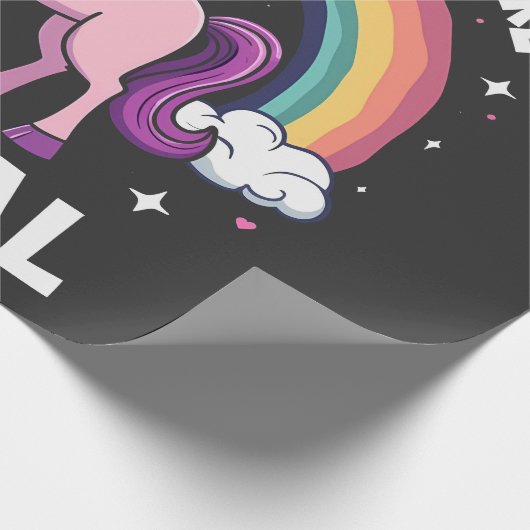 Mijn scheten zijn magische grappige eenhoorn regen cadeaupapier (Hoek)