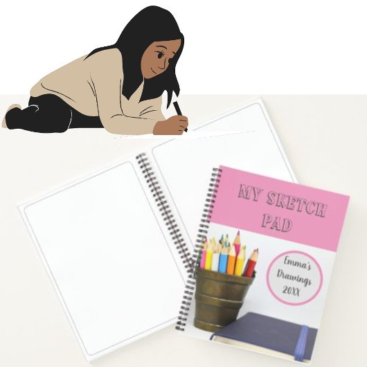 Mijn schetsadvertentie voor haar kunsttekenfilm No Notitieboek