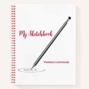 Mijn Schetsboek met Naam Personalisatie Notitieboek