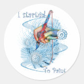 Mijn schildertop ronde sticker (Voorkant)