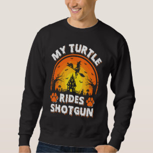 Mijn Schildpad Rituit Heks Shotgun Halloween Trui