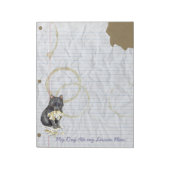 Mijn Schipperke Ate Mijn Lesson Plan Notitieblok (Linkerzijde)