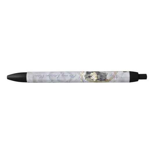 Mijn Schipperke Ate Mijn Lesson Plan Zwarte Inkt Pen (Voorkant)