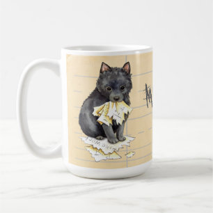 Mijn Schipperke Ate Mijn thuiswerk Koffiemok