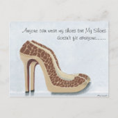 Mijn schoenen Briefkaart (Voorkant)