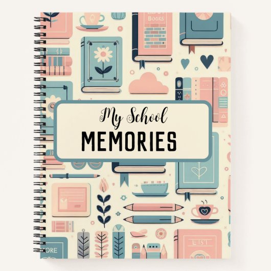 Mijn School Herinneringen aangepaste Boeken en pla (Voorkant)