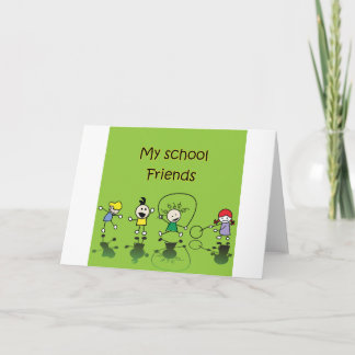Mijn schoolvrienden kaart