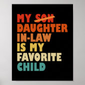 Mijn schoondochter heeft mijn favoriete zoon verva poster (Voorkant)