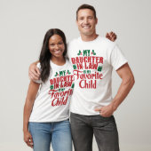 Mijn schoondochter is mijn favoriete kerstfeest vo t-shirt (Unisex)