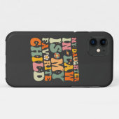 Mijn schoondochter is mijn favoriete kind Groovy Case-Mate iPhone Case (Achterkant (horizontaal))