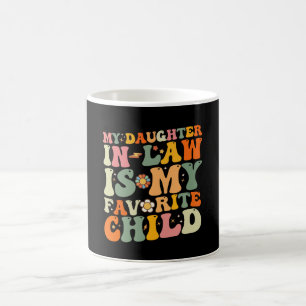 Mijn schoondochter is mijn favoriete kind Groovy Koffiemok