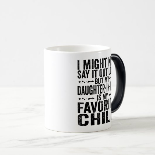 Mijn schoondochter is mijn favoriete kind magische mok (Voorkant rechts)