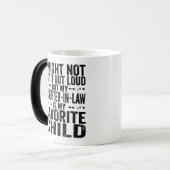 Mijn schoondochter is mijn favoriete kind magische mok (Voorkant links)