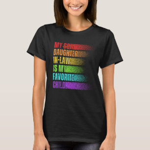 Mijn schoondochter is mijn favoriete kind vintage t-shirt