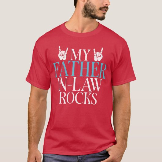 Mijn schoonvader is geweldig Schoonvader cadeau gr T-shirt (Voorkant)