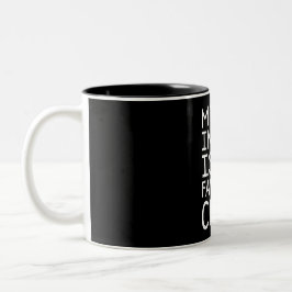 Mijn schoonzoon is mijn favoriete kind - Familie h Tweekleurige Koffiemok