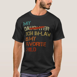 Mijn schoonzoon is mijn favoriete kind grappig - V T-shirt