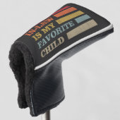 Mijn schoonzoon is mijn favoriete kind Grappige fa Golfheadcover (3/4 voorkant)