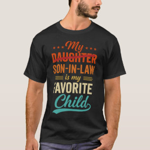 Mijn schoonzoon is mijn favoriete kinderdag t-shirt