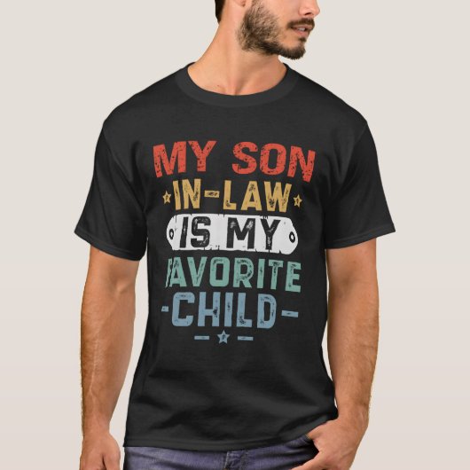 Mijn schoonzoon is mijn favoriete mama. t-shirt (Voorkant)