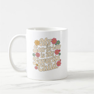 Mijn schoonzoon is mijn lievelingszoon, papa mama koffiemok