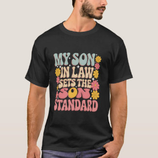 Mijn schoonzoon zet de zoon-standaard schoonzoon t-shirt