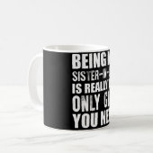 Mijn schoonzuster-in-law Gift-kerstzuster Birth zi Koffiemok (Voorkant links)