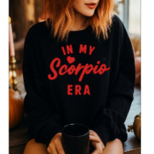 mijn Schorpioen tijdperk sweatshirt, Schorpioen ve