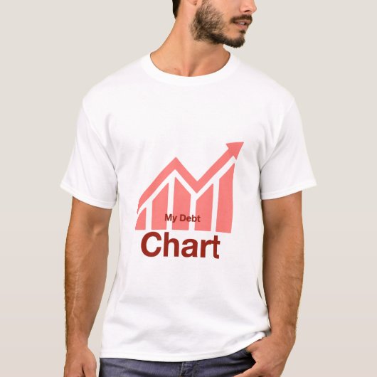 Mijn schuldenkaart T-shirt (Voorkant)