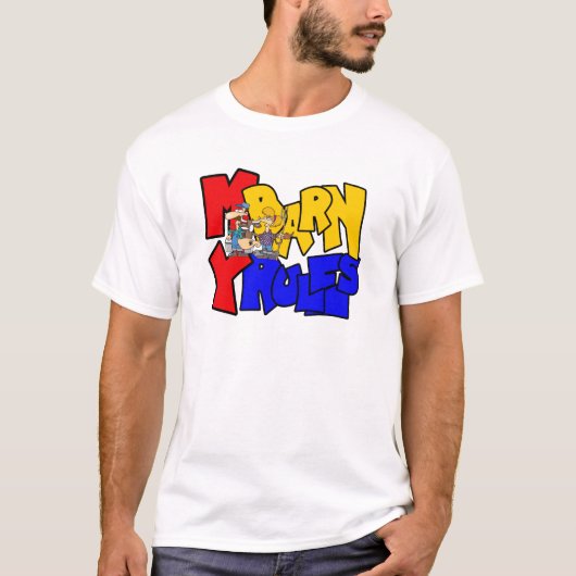 Mijn Schuur Mijn Regels Koe T-shirt (Voorkant)