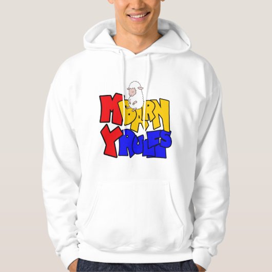 Mijn schuur Mijn regels Lam Hoodie (Voorkant)