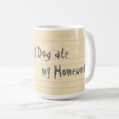 Mijn Scottish Deerhound Ate mijn thuiswerk Koffiemok (Voorkant rechts)