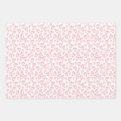 Mijn script met Red Hearts-Valentijnsdag Inpakpapier Vel (Voorkant 2)