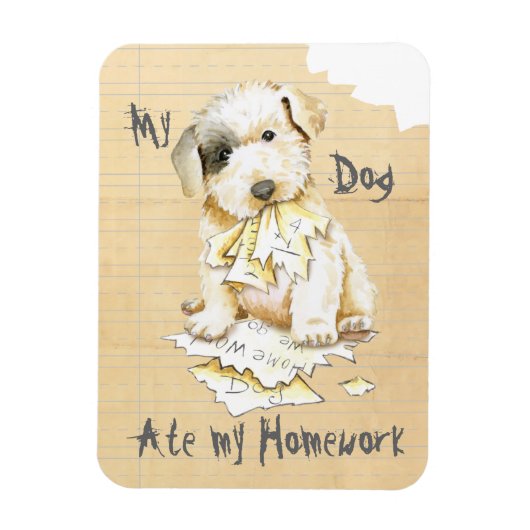 Mijn Sealyham Terrier Ate Mijn thuiswerk Magneet (Verticaal)