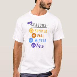 Mijn Seizoenen: Zomer, Herfst, Winter..TAX kleur a T-shirt