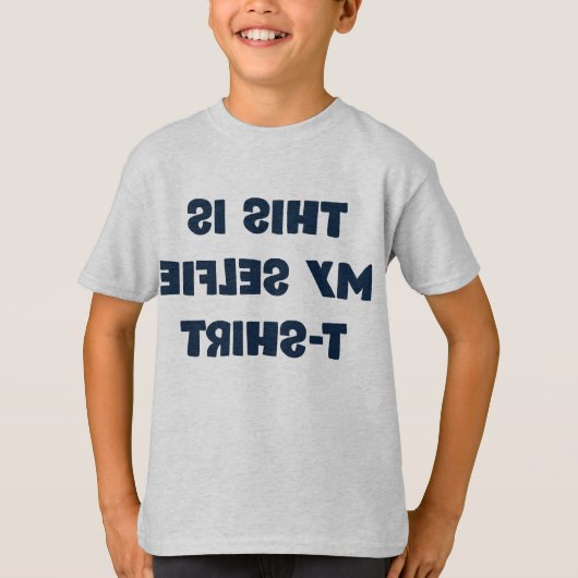Mijn Selfie T-Shirt (Voorkant)